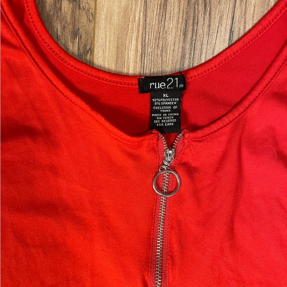 Set of 4 Rue 21 half zip crop tank tops all size XL dark blue is size L - Picture 6 of 8